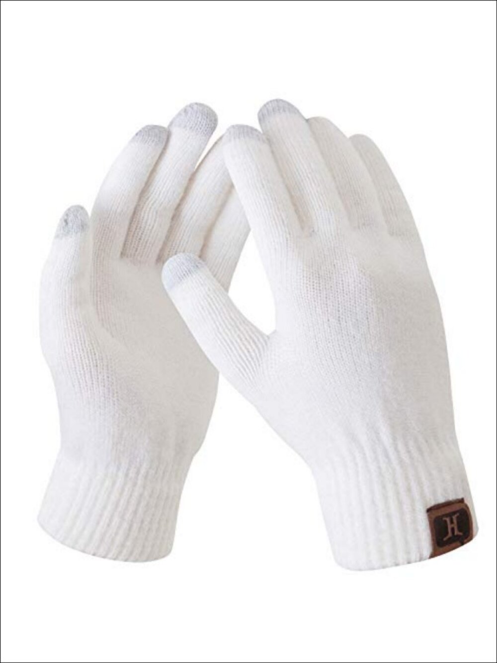 Women's Winter Touchscreen Wool Magic Gloves Warm Knit Fleece Lined